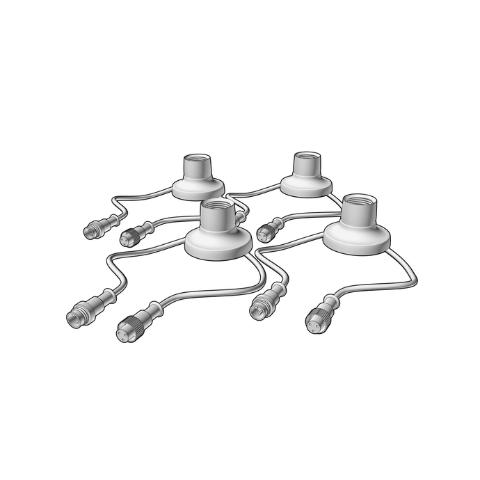 Set of 4 DMX Bulb Holder