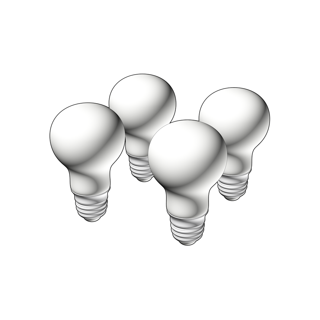 Set of 4 LED Bulb ( 12V )